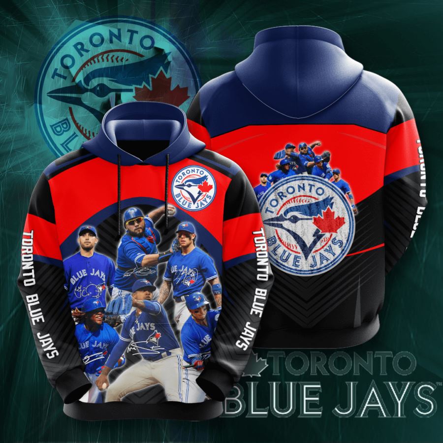 Toronto Blue Jays Custom Hoodie 3D 4 Toronto Blue Jays Custom Hoodie 3D