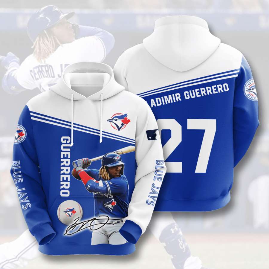 Toronto Blue Jays Custom Hoodie 3D 4 Toronto Blue Jays Custom Hoodie 3D