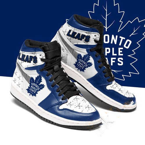 Toronto Maple Leafs High Top Jordan Custom Air Jordan Shoes