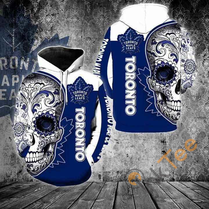 Toronto Maple Leafs Sugar Skull Hoodie 3d 11 Toronto Maple Leafs Sugar Skull Hoodie 3d