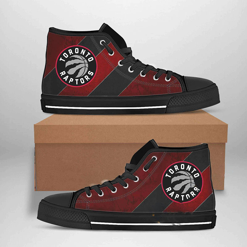 Toronto Raptors Nba Basketball High Top Shoes