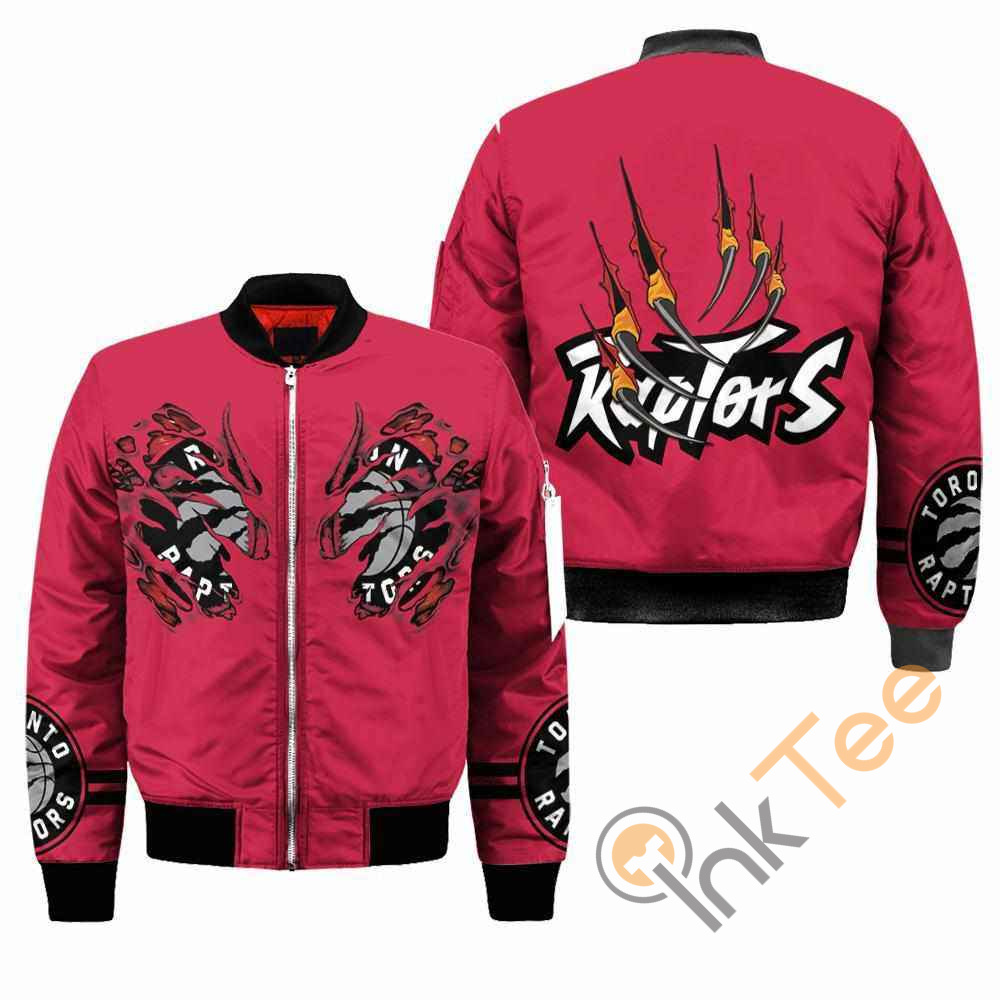 Toronto Raptors NBA Claws Apparel Best Christmas Gift For Fans Bomber Jacket