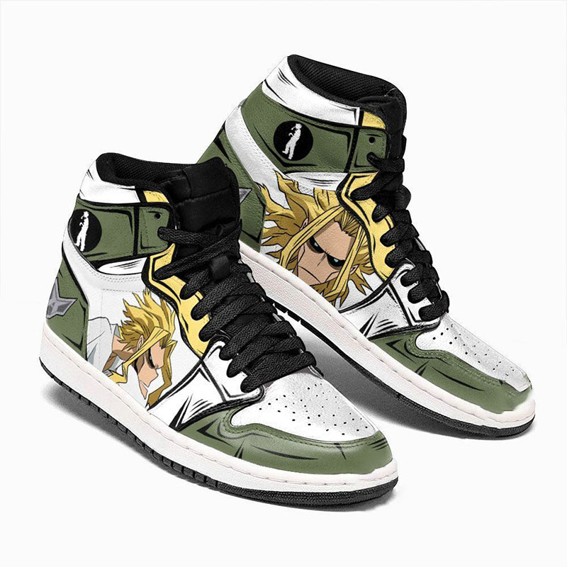 Toshinori Yagi Mha Custom Anime Air Jordan Shoes