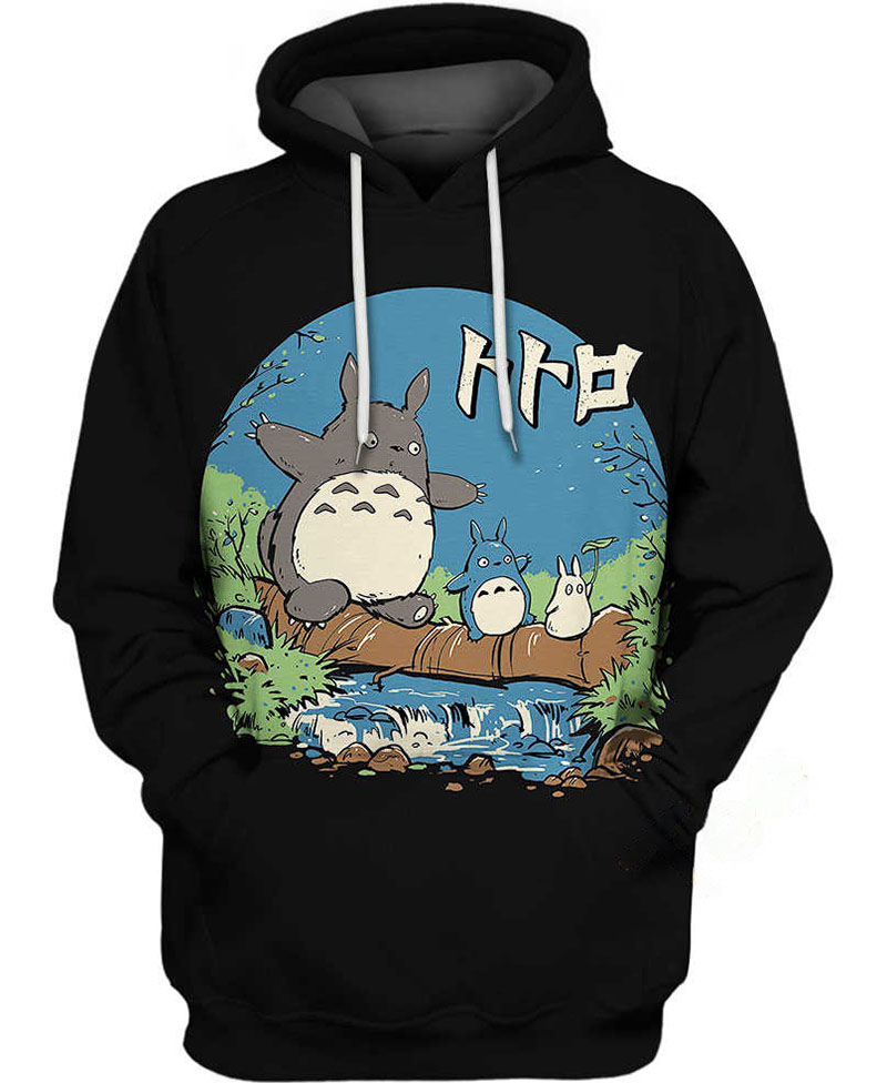 Totoro In The Woods Hoodie 3D