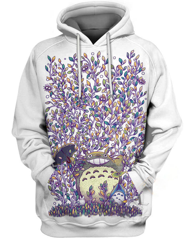 Totoro Magic Seeds Hoodie 3D 8 Totoro Magic Seeds Hoodie 3D