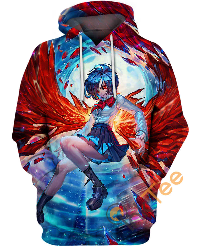 Touka Kirishima Tokyo Ghoul Hoodie 3D