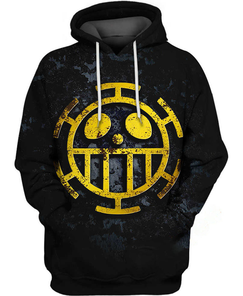 Trafalgar Law Logo Hoodie 3D 9 Trafalgar Law Logo Hoodie 3D