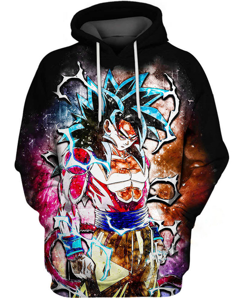 Transformacion Super Saiyan Hoodie 3D 6 Transformacion Super Saiyan Hoodie 3D