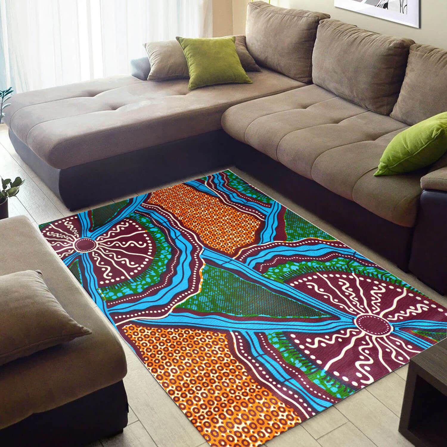 Trendy African American Amazing Black History Month Afrocentric Art Style Area Rug 2 Trendy African American Amazing Black History Month Afrocentric Art Style Area Rug