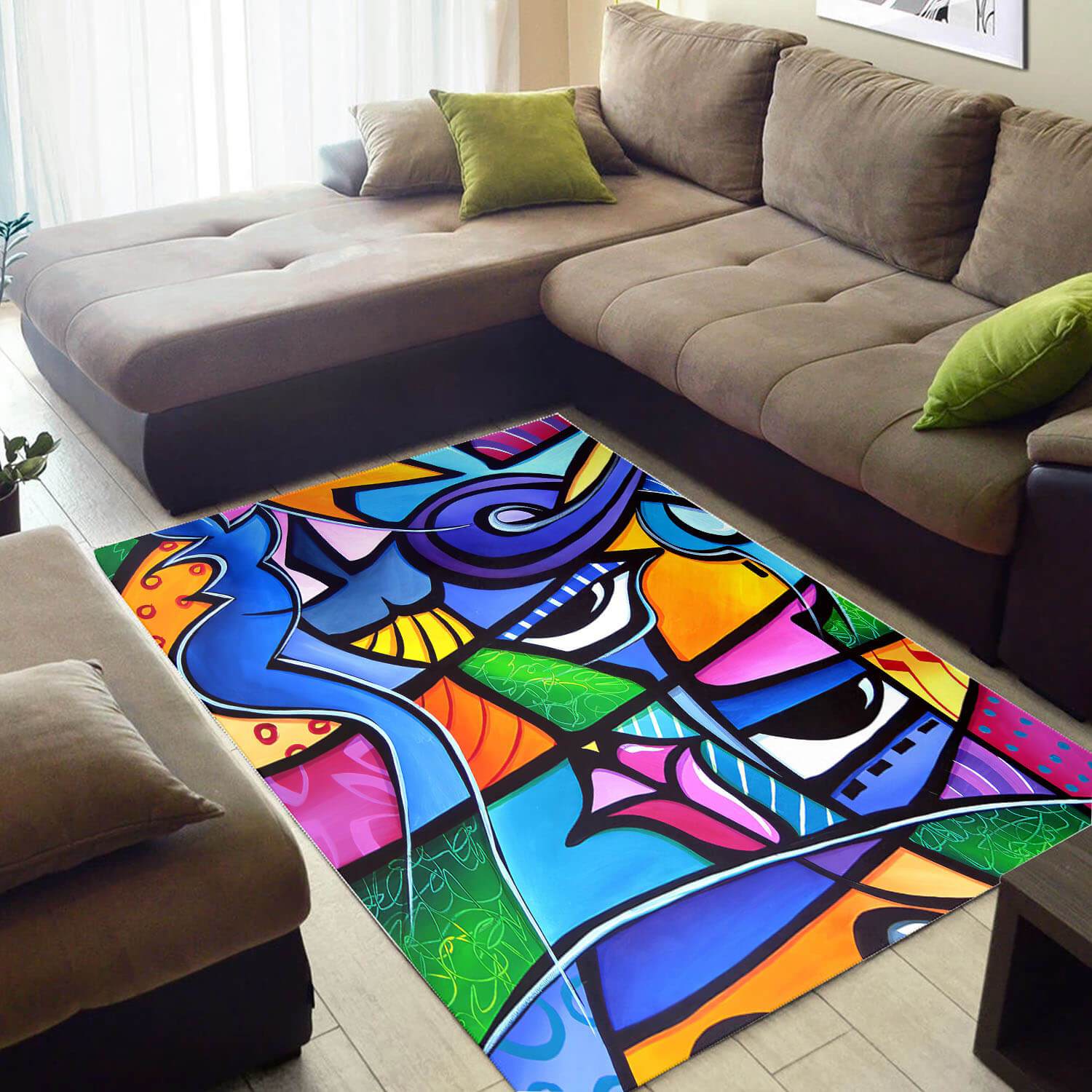 Trendy African American Attractive Afro Afrocentric Art Large Carpet House Rug 4 Trendy African American Attractive Afro Afrocentric Art Large Carpet House Rug