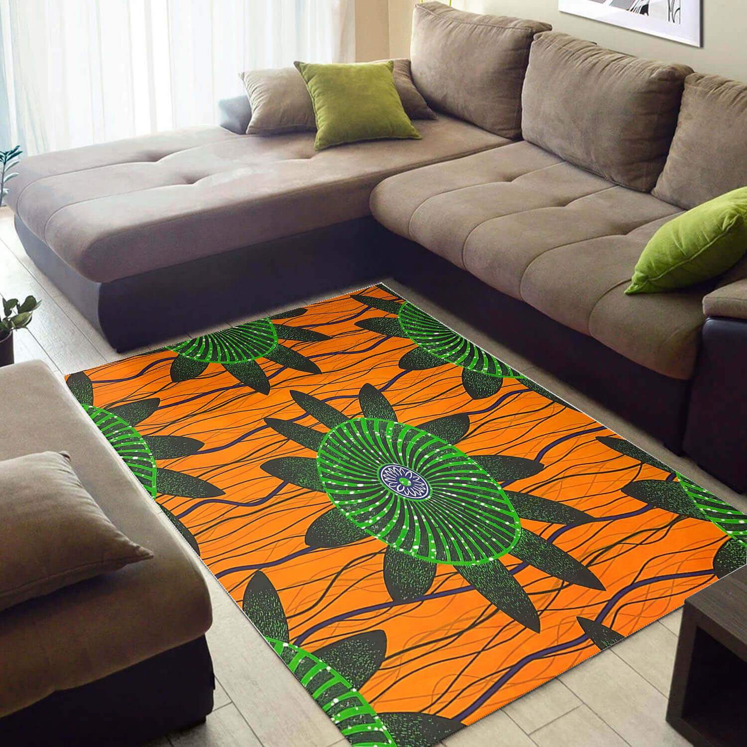 Trendy African Attractive Print Seamless Pattern Style Carpet Rug 2 Trendy African Attractive Print Seamless Pattern Style Carpet Rug