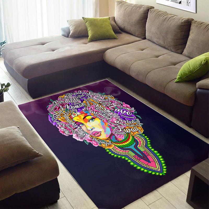Trendy African Beautiful Themed Queen Design Floor Living Room Rug 2 Trendy African Beautiful Themed Queen Design Floor Living Room Rug