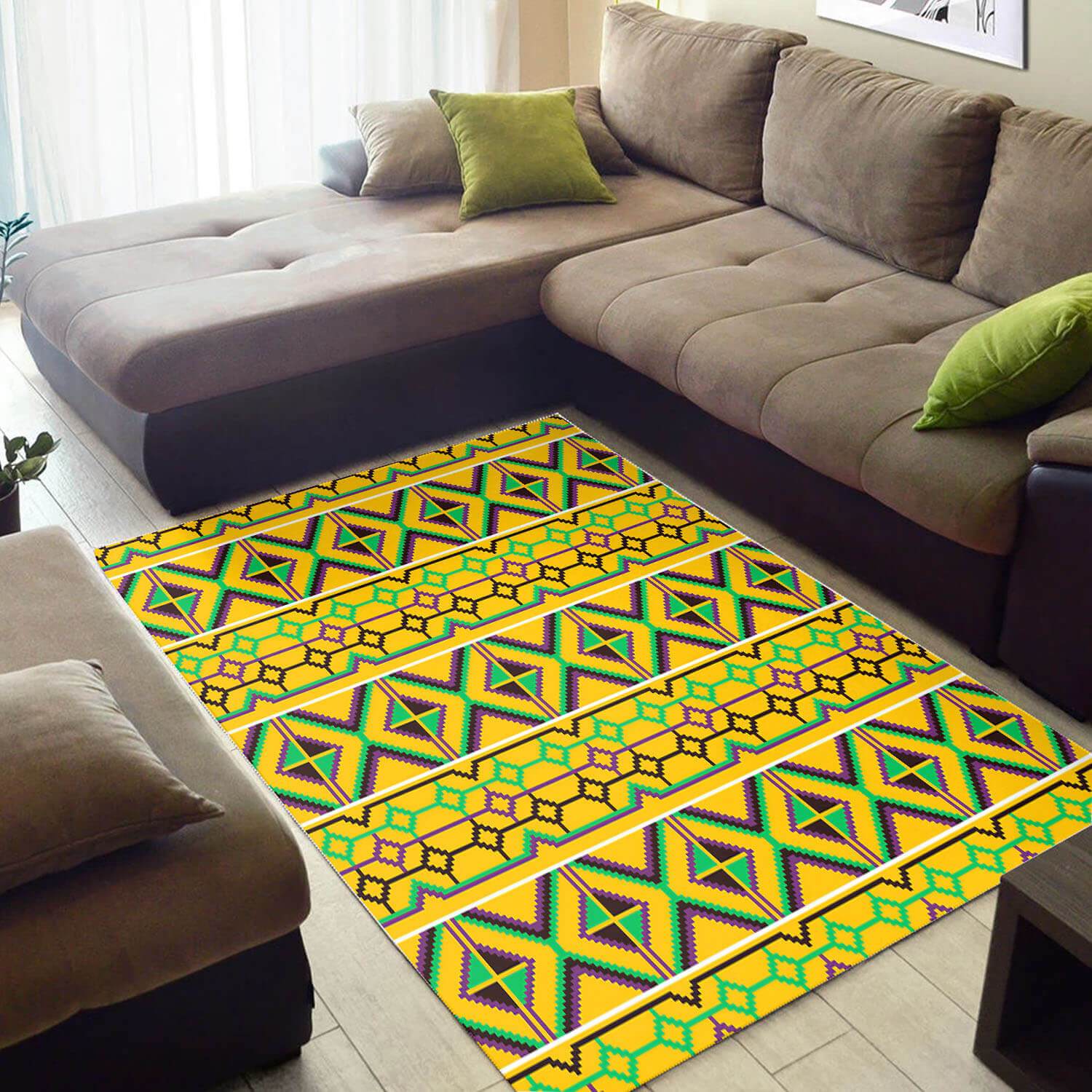 Trendy African Colorful Afro American Afrocentric Art Large House Rug 2 Trendy African Colorful Afro American Afrocentric Art Large House Rug