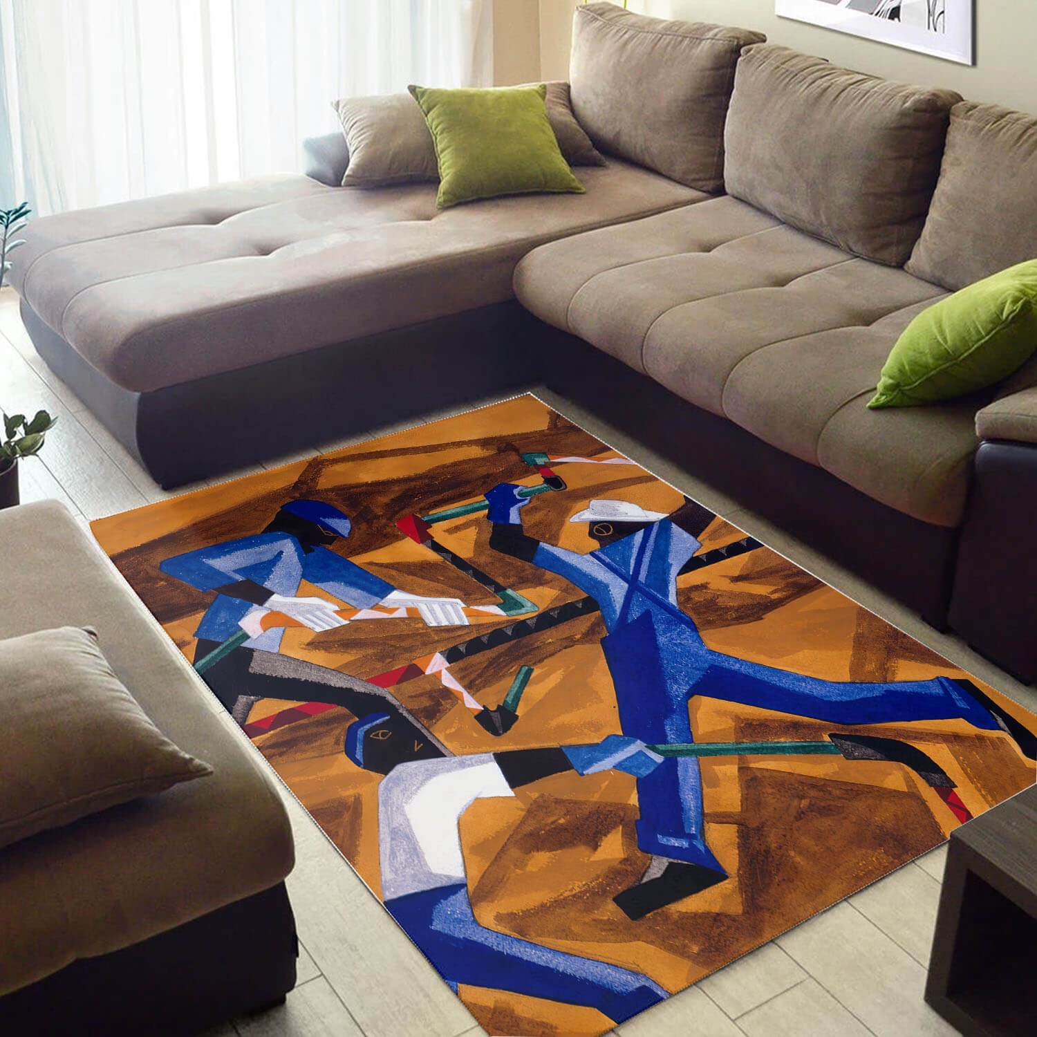 Trendy African Fancy Themed Lady Large House Rug 1 Trendy African Fancy Themed Lady Large House Rug