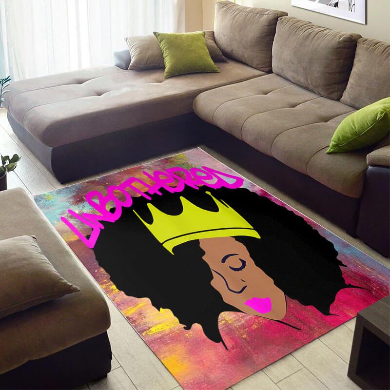 Trendy African Pretty Style Melanin Woman Queen Design Floor Carpet Inspired Home Rug 1 Trendy African Pretty Style Melanin Woman Queen Design Floor Carpet Inspired Home Rug