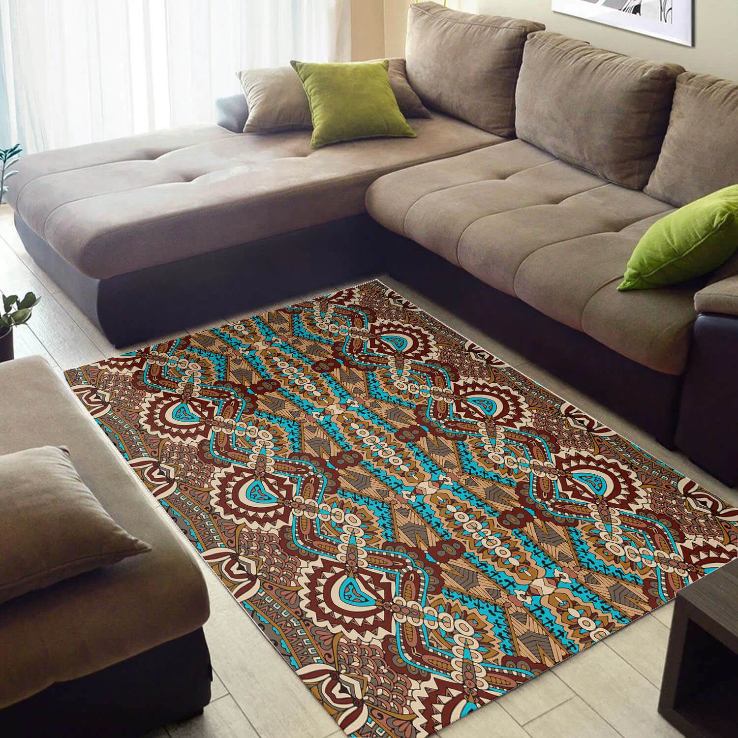 Trendy African Retro Print Afrocentric Pattern Art Carpet Themed Home Rug 2 Trendy African Retro Print Afrocentric Pattern Art Carpet Themed Home Rug