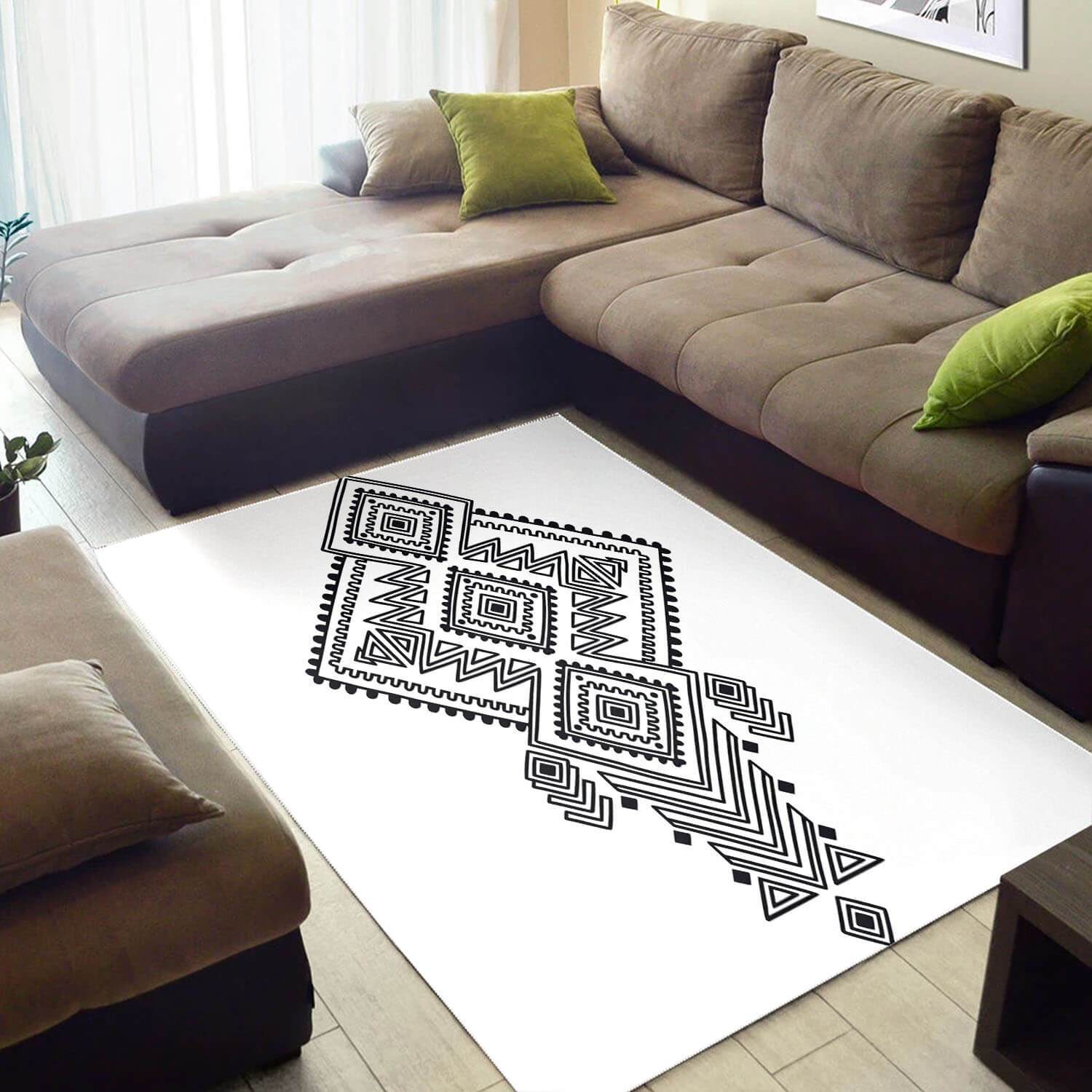 Trendy African Style Modern Natural Hair Afrocentric Pattern Art Carpet House Rug 2 Trendy African Style Modern Natural Hair Afrocentric Pattern Art Carpet House Rug