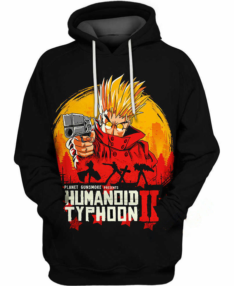 Trigun Red Hoodie 3D