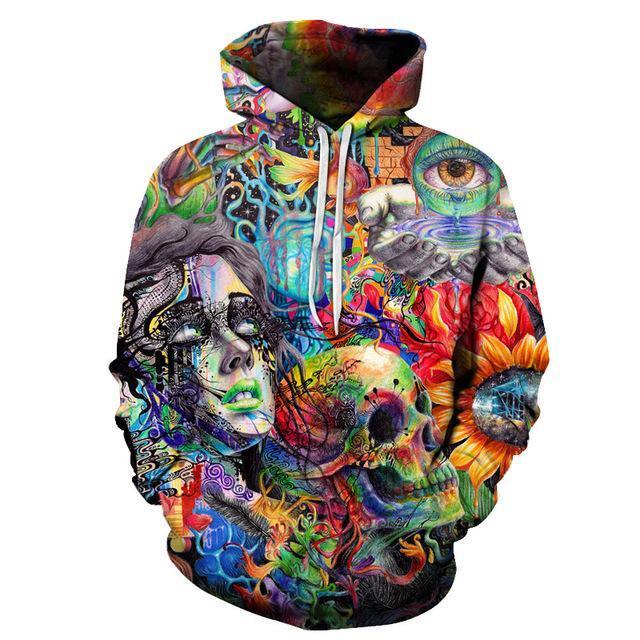 Trippy Artwork Pullover Epics Hoodie 3D