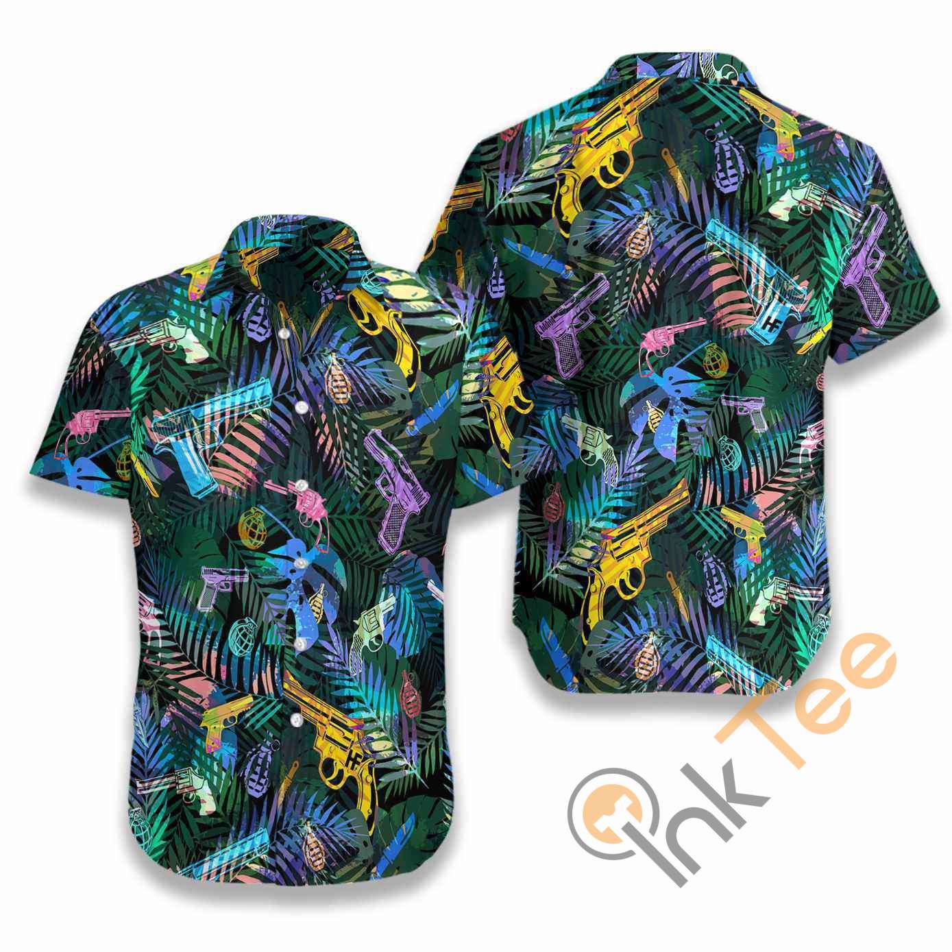 Tropical Gun Lover Pattern Hawaiian shirts 14 Tropical Gun Lover Pattern Hawaiian shirts