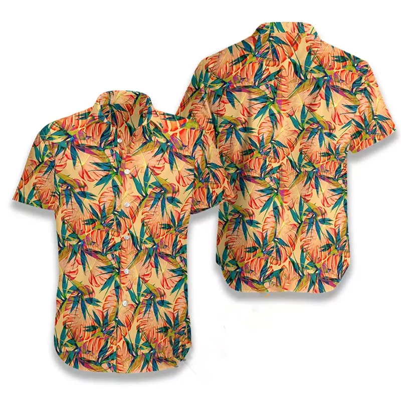 Tropical Seamless Pattern Hawaiian shirts