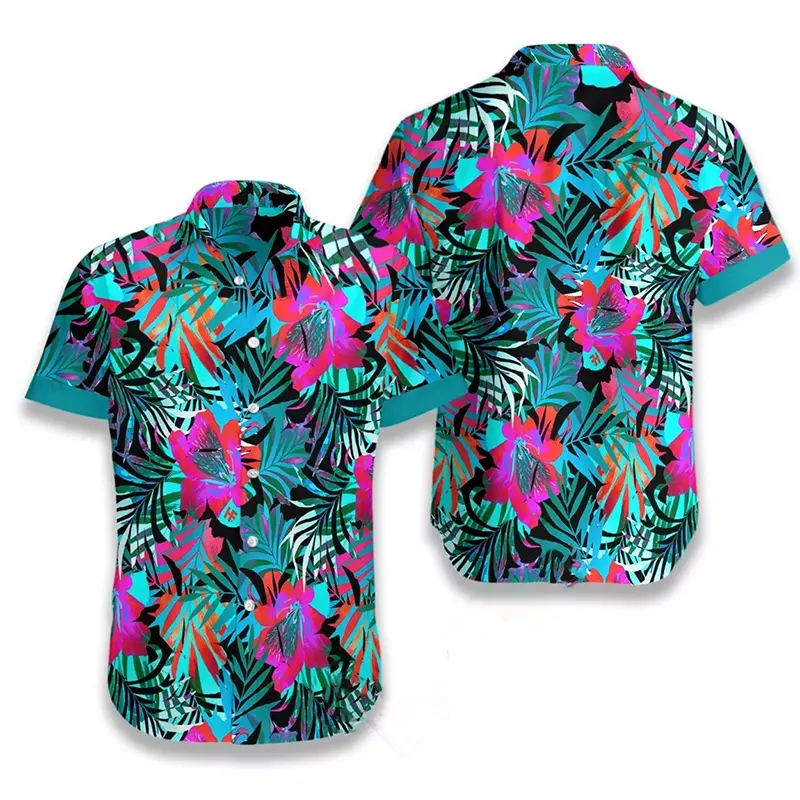 Tropical Seamless Pattern Hawaiian shirts