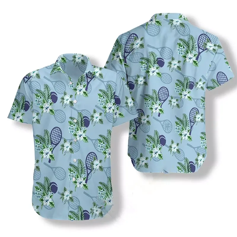 Tropical Tennis Hawaiian shirts