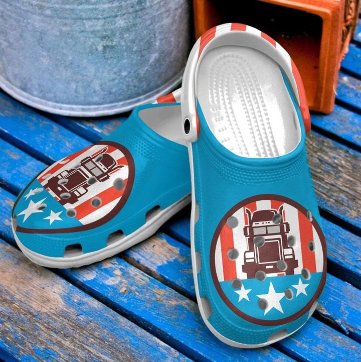 Truck American Crocs Clog Shoes