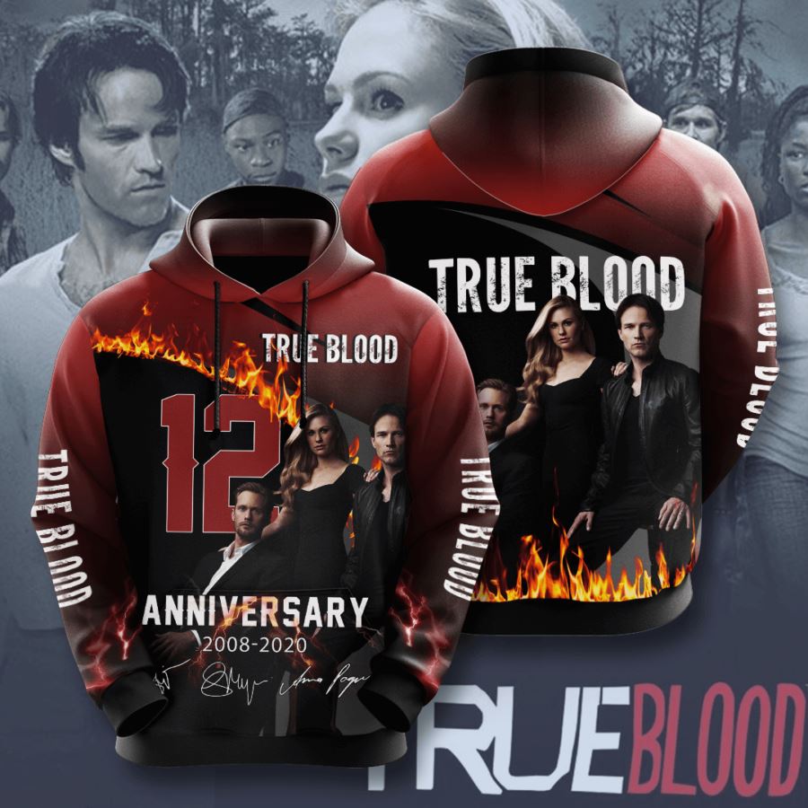 True Blood Custom Hoodie 3D 1 True Blood Custom Hoodie 3D