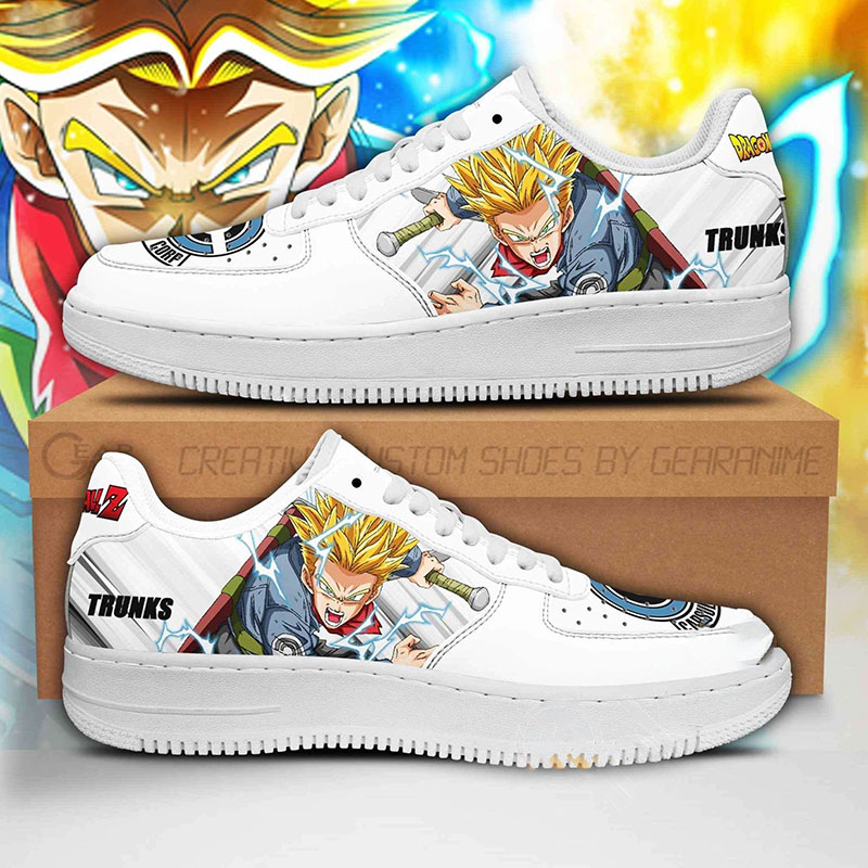 Trunks Custom Dragon Ball Z Anime Nike Air Force Shoes