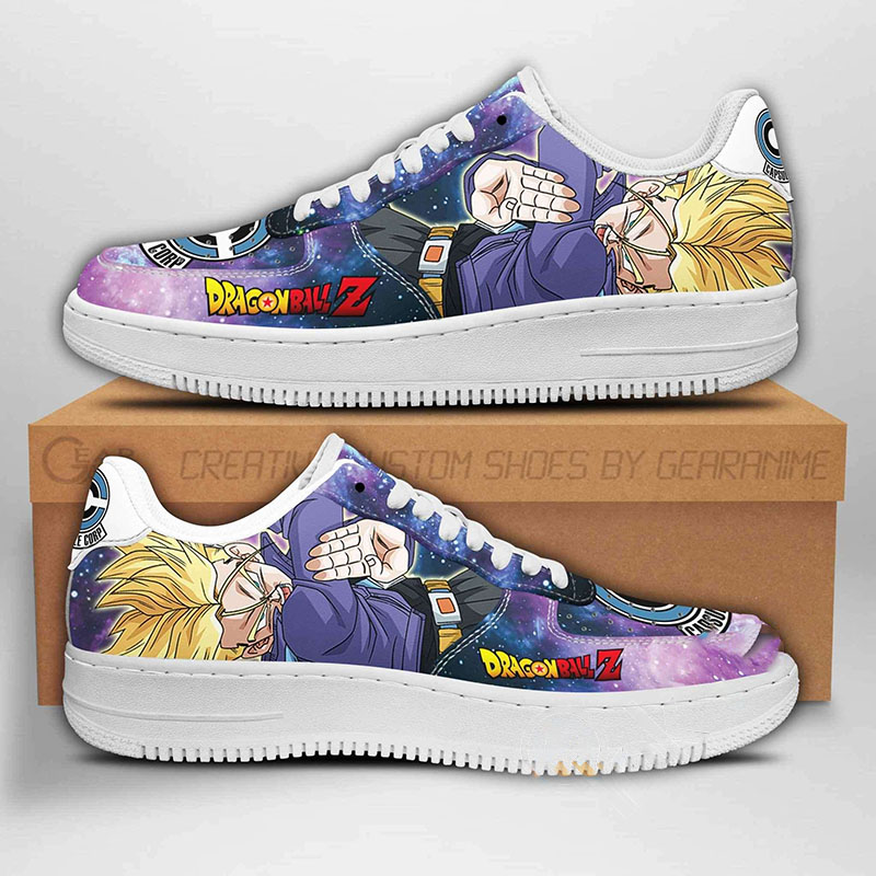 Trunks Dragon Ball Z Anime Nike Air Force Shoes