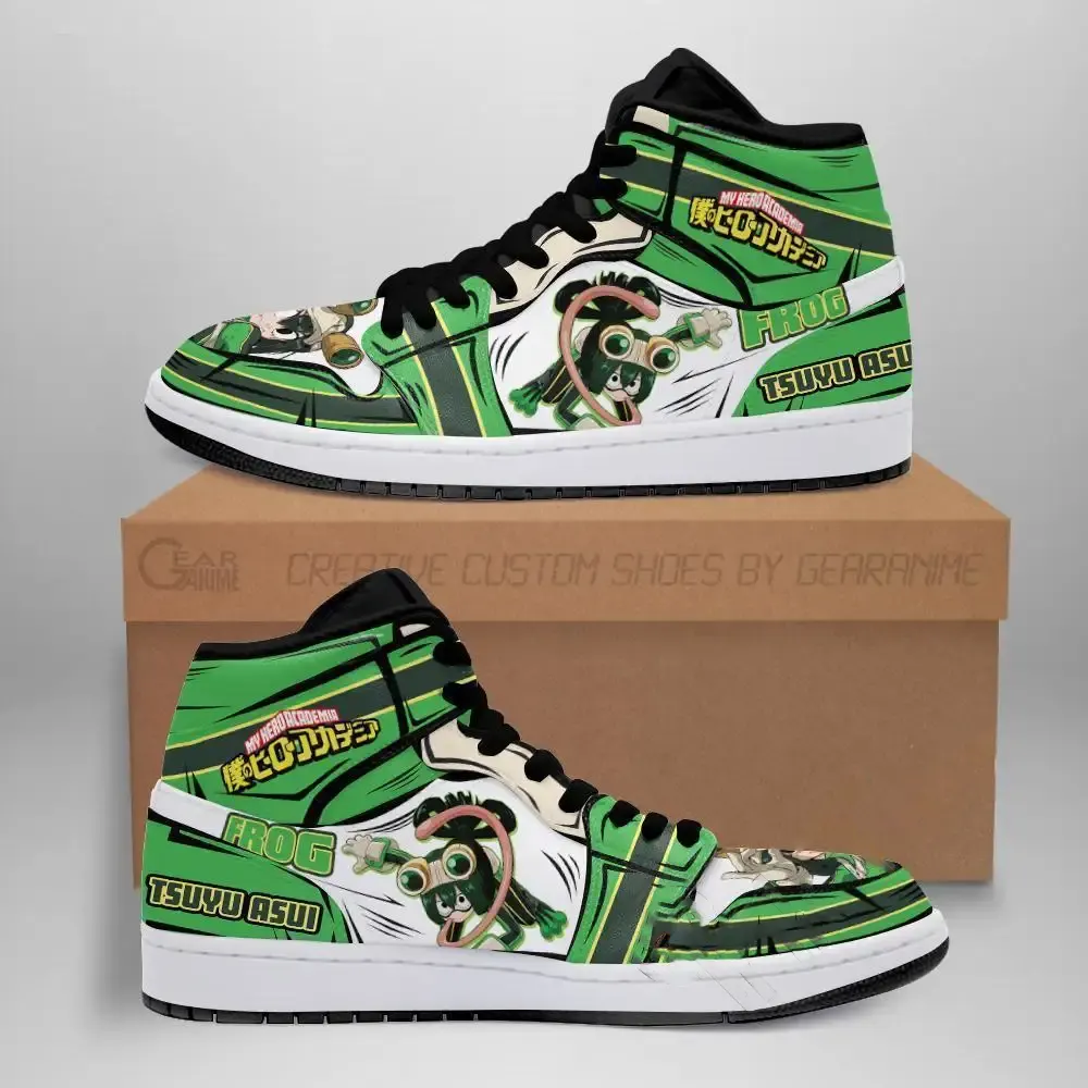 Tsuyu Asui Skill My Hero Academia Anime Amazon Air Jordan Shoes