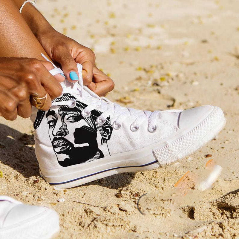 Tupac Shakur Custom Music High Top Shoes
