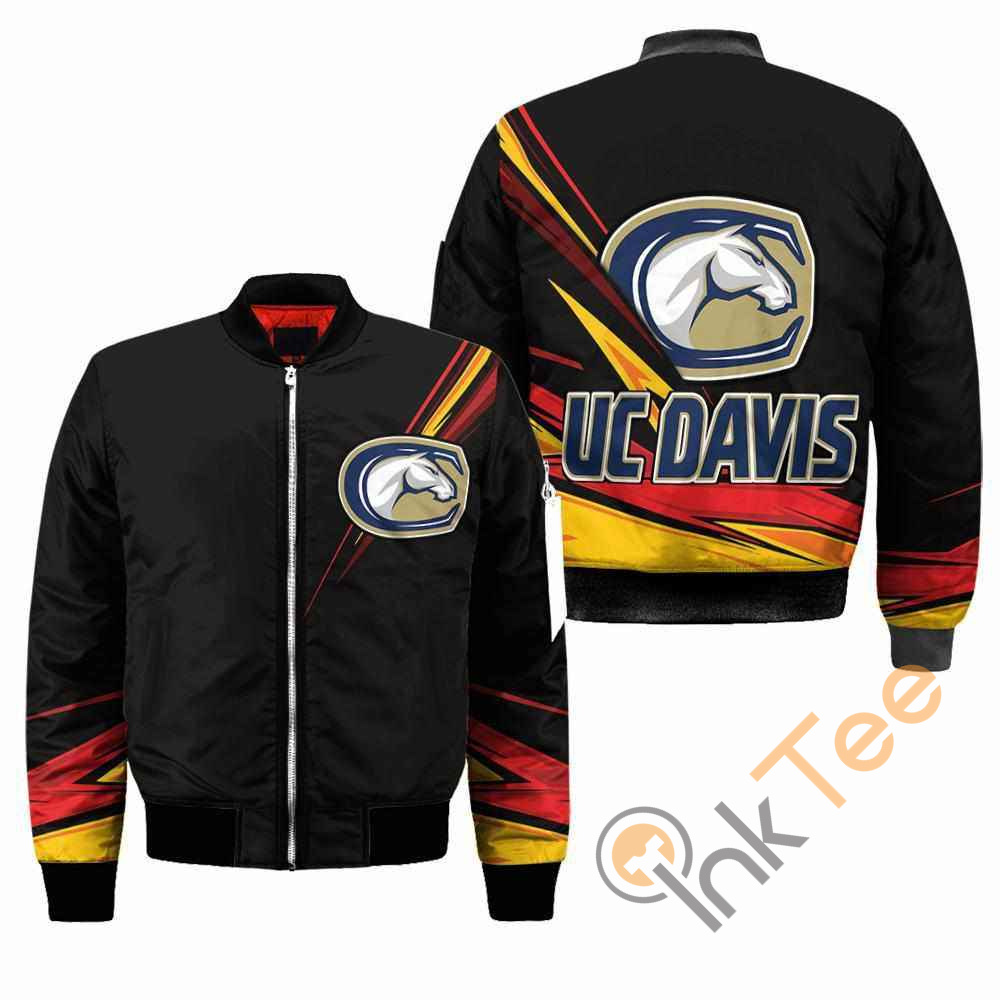 UC Davis Aggies NCAA Black Apparel Best Christmas Gift For Fans Bomber Jacket