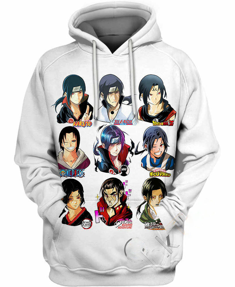 Uchiha Itachi Art Styles Hoodie 3D