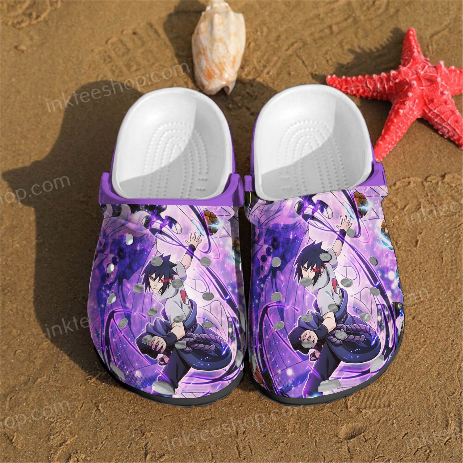 Uchiha Sasuke Anime Crocs Clog Shoes 3 Uchiha Sasuke Anime Crocs Clog Shoes