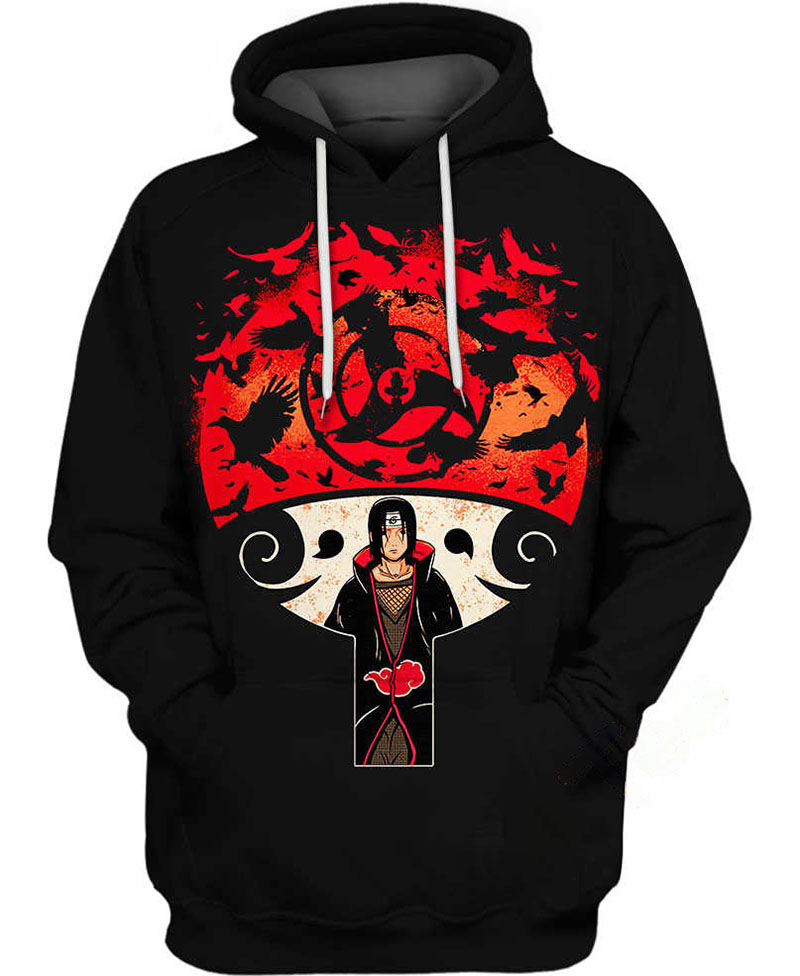 Uchiha?s Raven Hoodie 3D 11 Uchiha?s Raven Hoodie 3D