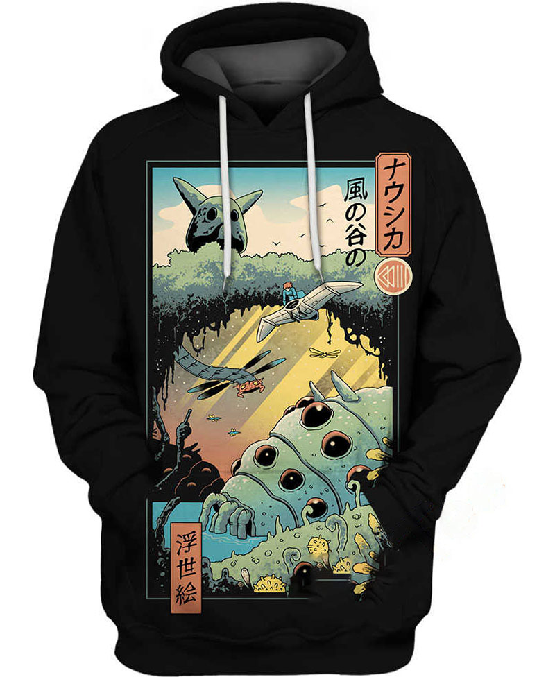 Ukiyo E Wind Valley Hoodie 3D