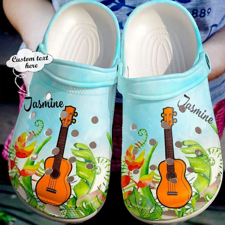 Ukulele Personalized Lovers Crocs Clog Shoes 2 Ukulele Personalized Lovers Crocs Clog Shoes