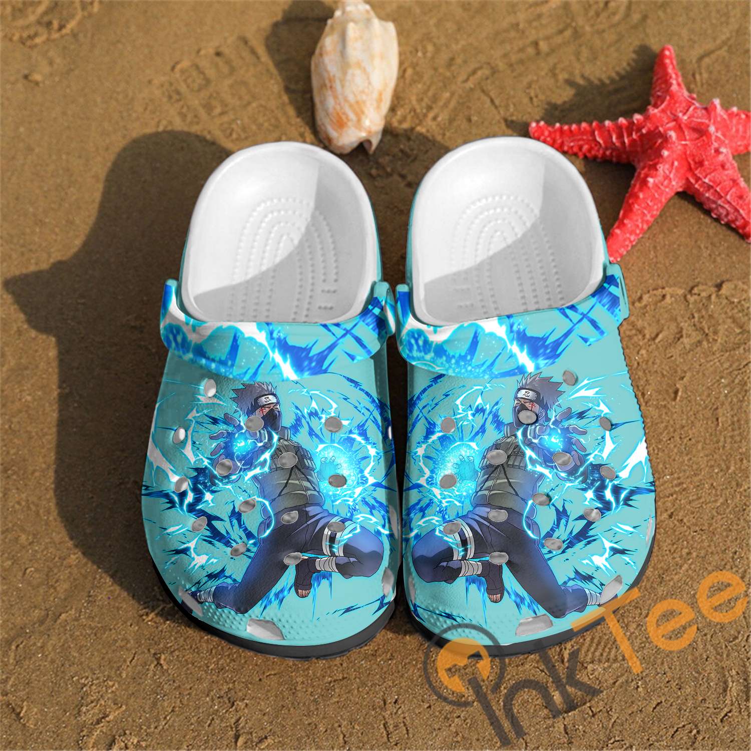 Ultimate Kakashi Naruto Custom Crocs Clog Shoes