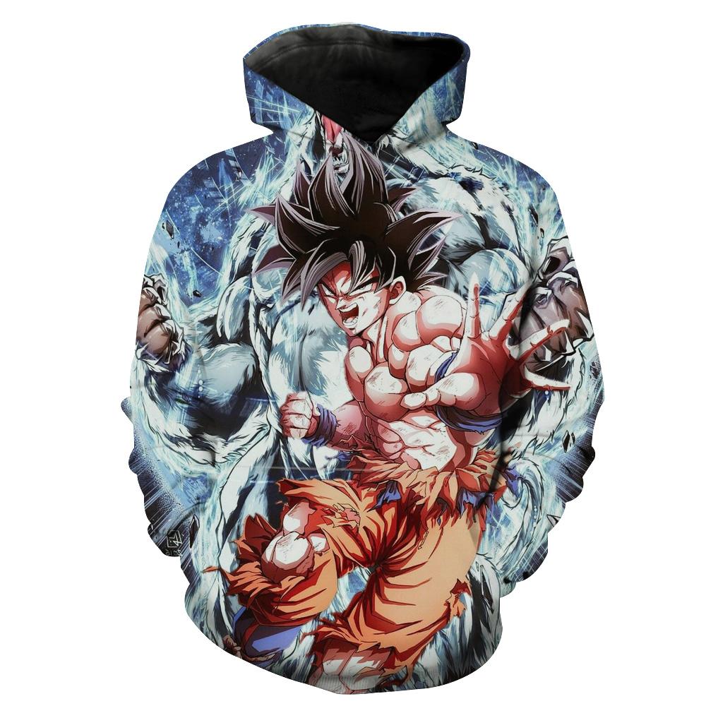 Ultra Instinct Goku Dragon Ball Super Goku Hoodie 3D
