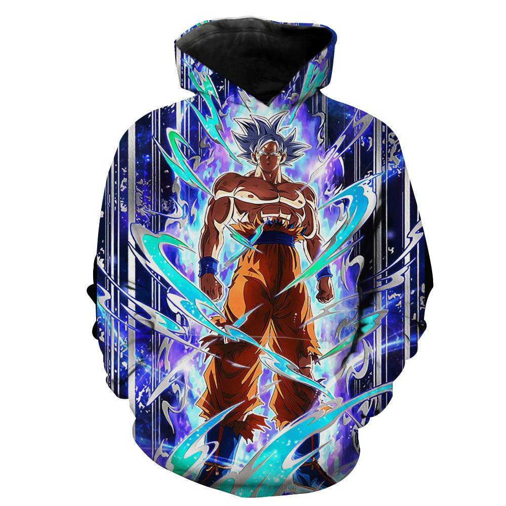 Ultra Instinct Goku Dragon Ball Supers Hoodie 3D 1 Ultra Instinct Goku Dragon Ball Supers Hoodie 3D