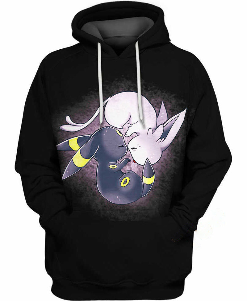 Umbreon And Espeon Hoodie 3D