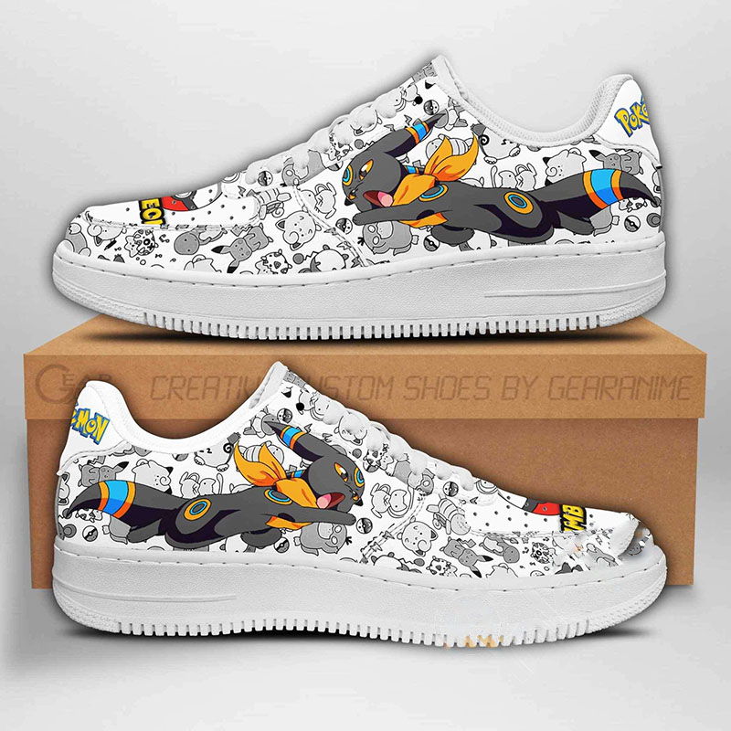 Umbreon Pokemon Nike Air Force Shoes