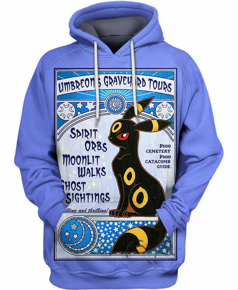 Umbreon?s Graveyard Hoodie 3D 9 Umbreon?s Graveyard Hoodie 3D