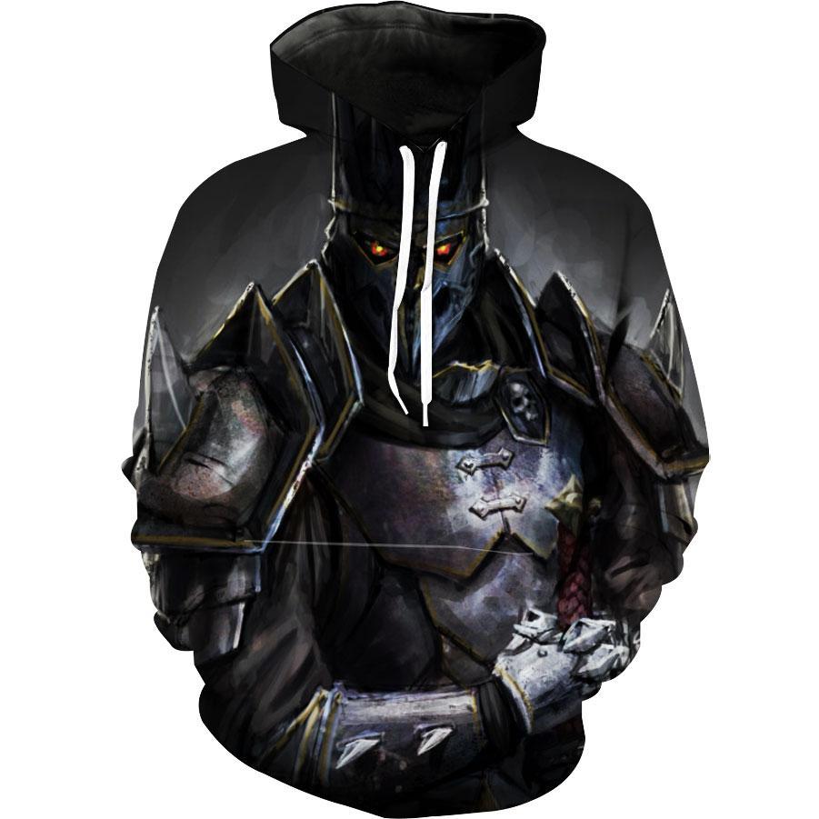Undead Lich Fantasy Undead Hoodie 3D