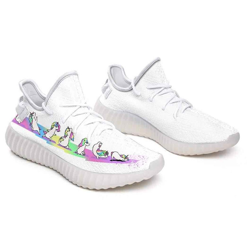 Unicorn Doing Yoga Yeezy Boost