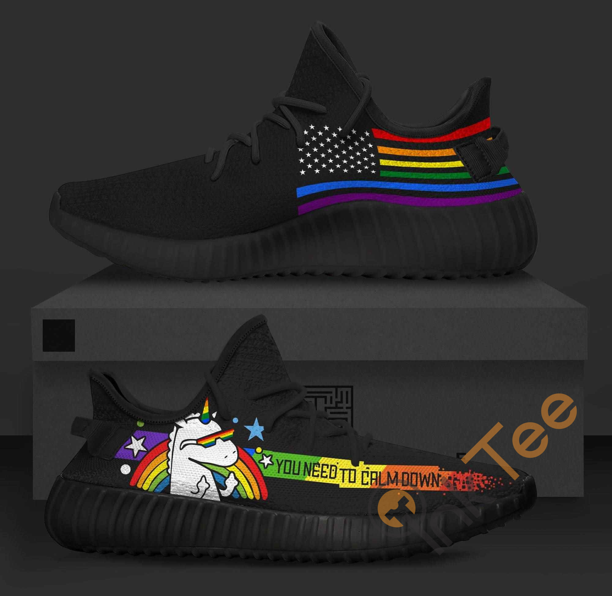 Unicorn Lgbt You Need To Calm Down Yeezy Boost