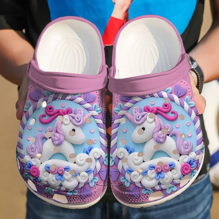 Unicorn Lover Crocs Clog Shoes 2 Unicorn Lover Crocs Clog Shoes