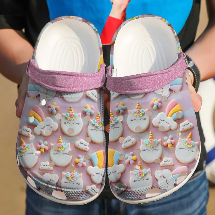 Unicorn Magic Cookies Crocs Clog Shoes
